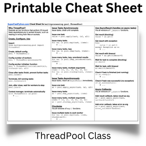 ThreadPool Cheat Sheet