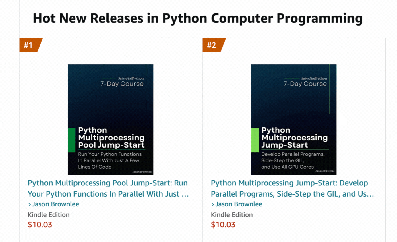 The book was #1 new release in the category Parallel Computer Programming