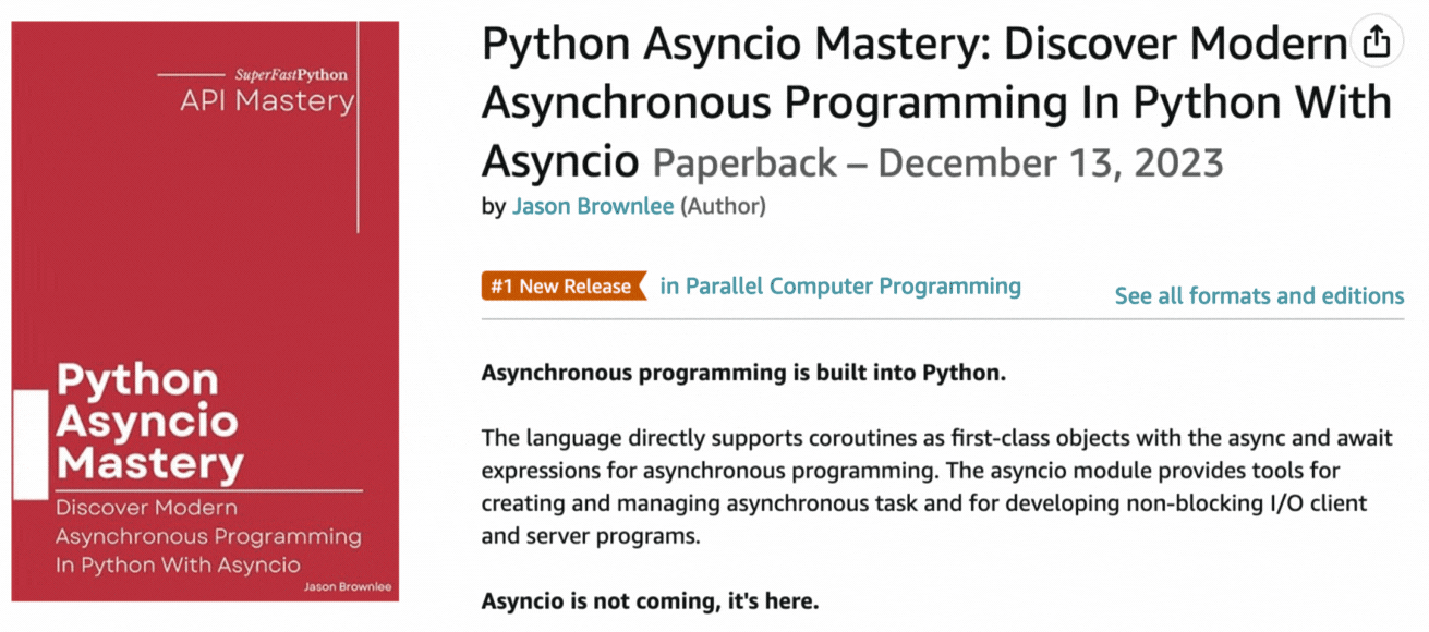 Python Asyncio Mastery - Amazon Number 1 Best Seller